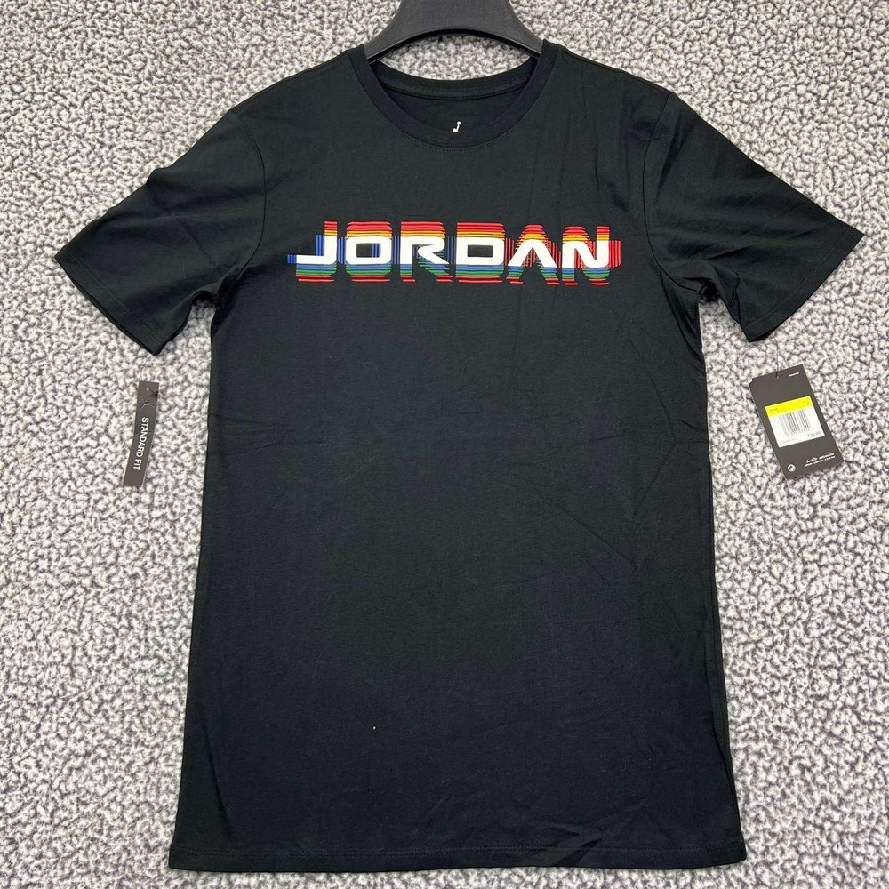 Air Jordan Shirt Men‎ Small Black Jumpman Short Sleeve Crew Neck New S